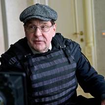 Сергей Маковецкий на съемках фильма "Трасса смерти"