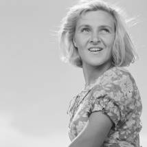 Елена Кузьмина на съемках фильма "У самого синего моря"