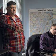 Александр Новиков на съемках сериала "Тайны следствия 16"