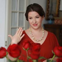 Елена Муравьева на съемках фильма "Чужие и близкие"