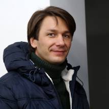 Александр Константинов на съемках фильма "Отогрей мое сердце"