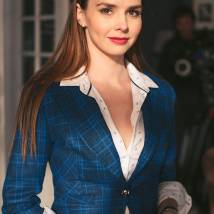 Елена Николаева на съемках сериала "Мамочки. Третий сезон"