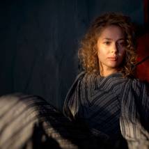 Татьяна Бабенкова на съемках сериала "Вольная грамота"