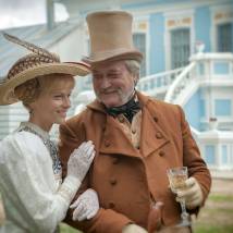 Анна Лутцева, Анатолий Бледный на съемках сериала "Вольная грамота"