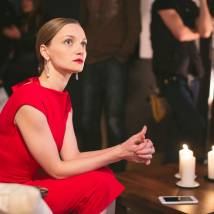 Екатерина Вилкова на съемках сериала "Отель "Элеон". Второй сезон"
