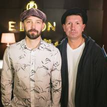 Владимир Кристовский, Сергей Кристовский на съемках сериала "Отель "Элеон". Второй сезон"