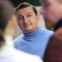 Александр Лыков на съемках сериала "Куба"