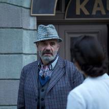 Мартиньш Вилсонс на съемках фильма "Отличница"