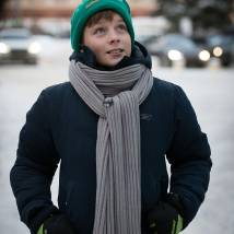 Алексей Онежен на съемках фильма "Спасибо деду за победу"