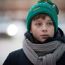Алексей Онежен на съемках фильма "Спасибо деду за победу"