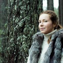 Екатерина Гусева на съемках сериала "Двое против смерти"