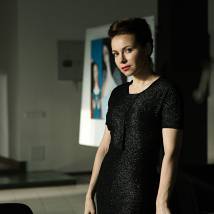 Екатерина Гусева на съемках сериала "Двое против смерти"