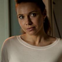 Екатерина Гусева на съемках сериала "Двое против смерти"