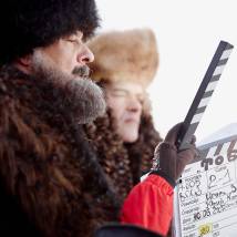 Дмитрий Назаров на съемках фильма "Тобол" (© фото: Семен Конев)