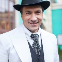 Григорий Антипенко на съемках фильма "Торгсин"