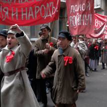 На съемках фильма "Демон революции"
