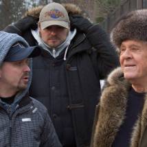 Владимир Меньшов на съемках фильма "Новогодний переполох"