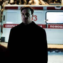 Евгений Цыганов на съемках сериала "Мертвое Озеро" (© фото: предоставлено телеканалом ТВ-3)