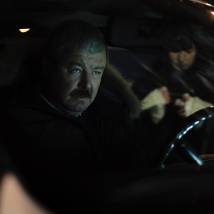 Александр Робак на съемках сериала "Мертвое Озеро" (© фото: предоставлено телеканалом ТВ-3)