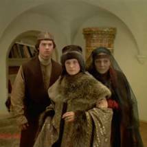 Людмила Коршакова, Федор Бондарчук и Алена Бондарчук в фильме "Борис Годунов"