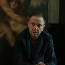 Тимофей Трибунцев на съемках фильма "Погоня за шедевром"