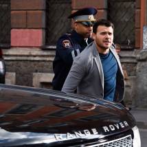 Эмин Агаларов на съемках фильма "Ночная смена"