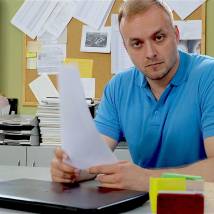 Максим Щеголев на съемках фильма "Трюфельный пес королевы Джованны"