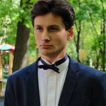 Дмитрий Бедерин на съемках фильма "Алтарь Тристана"