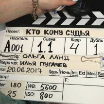 На съемках фильма "Последний довод"
