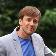 Иван Жидков на съемках сериала "Ланцет"