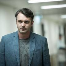 Павел Трубинер на съемках сериала "Ланцет"