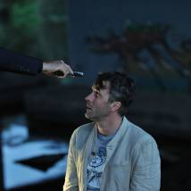 Павел Трубинер на съемках сериала "Ланцет"