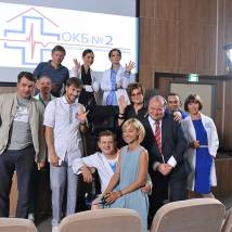 На съемках фильма "Ланцет"