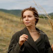 Екатерина Гусева на съемках фильма "А.Л.Ж.И.Р."