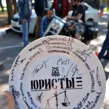 На съемках фильма "Юристы"