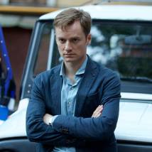 Стас (Станислав) Беляев на съемках сериала "Жена полицейского"