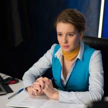Ирина Старшенбаум на съемках сериала "Учителя"