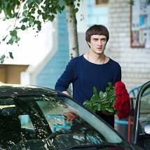 Юрий Чурсин на съемках сериала "Волшебник"