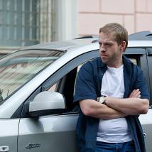 Александр Голубков на съемках сериала "Волшебник"