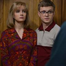 Евгения Нохрина на съемках сериала "Черная кровь"