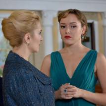 Дарья Щербакова на съемках сериала "Черная кровь"
