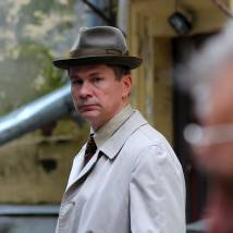 Дмитрий Муляр на съемках сериала "Вокально-криминальный ансамбль"