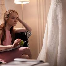Анастасия Куимова на съемках сериала "Свадьбы и разводы"