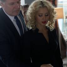Владимир Симонов, Ирина Темичева на съемках сериала "Свадьбы и разводы"
