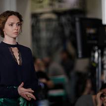 Елена Николаева на съемках сериала "Свадьбы и разводы"