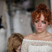 Анна Воркуева на съемках сериала "Свадьбы и разводы"
