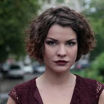 Анна Донченко на съемках сериала "Свадьбы и разводы"