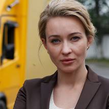 Анастасия Панина на съемках сериала "Свадьбы и разводы"