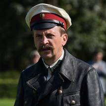 Тимофей Трибунцев на съемках фильма "Подкидыш"