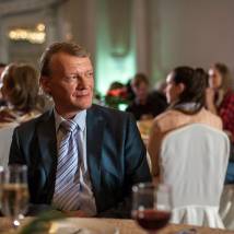 Алексей Серебряков на съемках сериала "Березка"